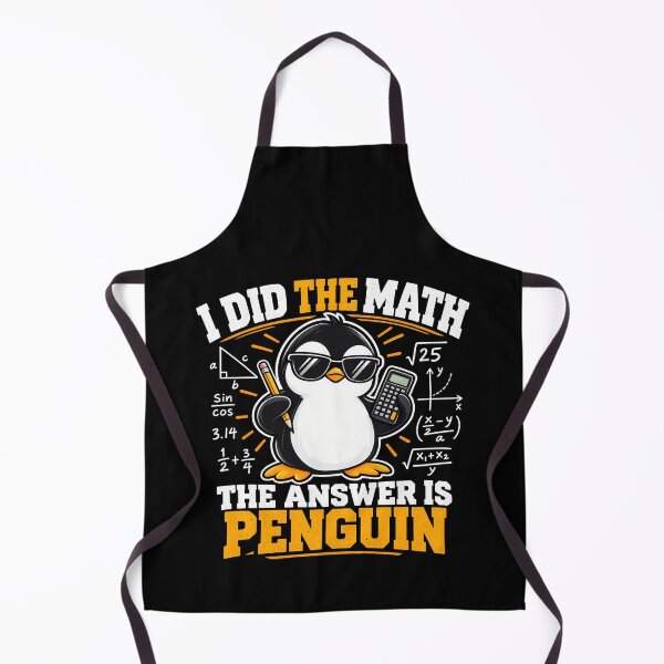 Item preview, I Did The Math The Answer Is Penguin Funny Teacher Student designed and sold by Photo-Sphere101.