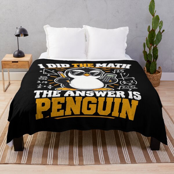 Item preview, I Did The Math The Answer Is Penguin Funny Teacher Student designed and sold by Photo-Sphere101.