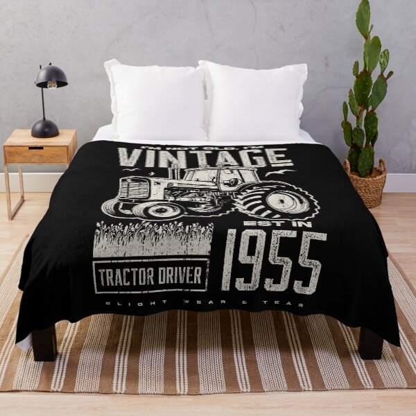 Item preview, Vintage Tractor Farmer Birthday Born In 1955 designed and sold by JRRTs.