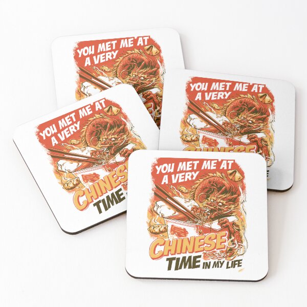Item preview, You Met Me at a Very Chinese Time in My Life – Funny Asian Culture Shirt designed and sold by DyzioSupply.