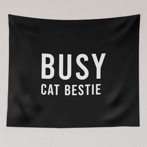 Item preview, Busy Cat Bestie Funny Pet Lover Gift, Unique designed and sold by villacreativa.