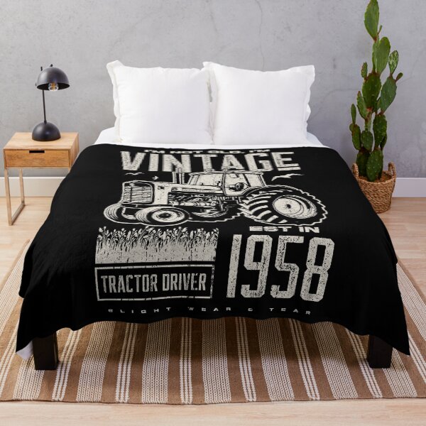 Item preview, Vintage Tractor Farmer Birthday Born In 1958 designed and sold by JRRTs.