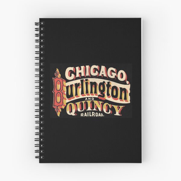 Item preview, Chicago, Burlington and Quincy Classic 1800s Logo designed and sold by Trains-and-Rail.