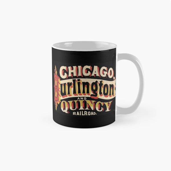 Item preview, Chicago, Burlington and Quincy Classic 1800s Logo designed and sold by Trains-and-Rail.