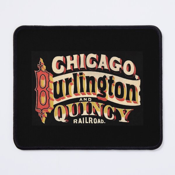 Item preview, Chicago, Burlington and Quincy Classic 1800s Logo designed and sold by Trains-and-Rail.