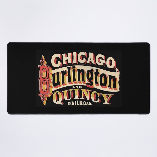 Item preview, Chicago, Burlington and Quincy Classic 1800s Logo designed and sold by Trains-and-Rail.