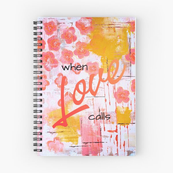 Item preview, When love calls flower art designed and sold by BiteMyLine.