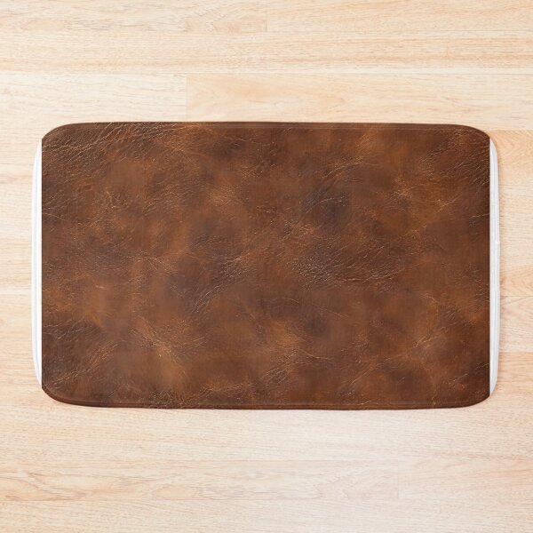 Item preview, Vintage Distressed Brown Leather Texture Rustic Background Pattern designed and sold by Apex Designs.