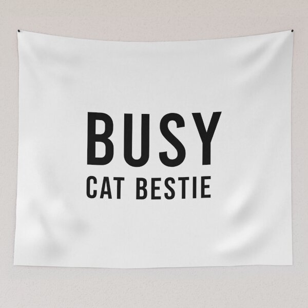 Item preview, Busy Cat Bestie Funny Pet Lover Gift, Unique designed and sold by villacreativa.