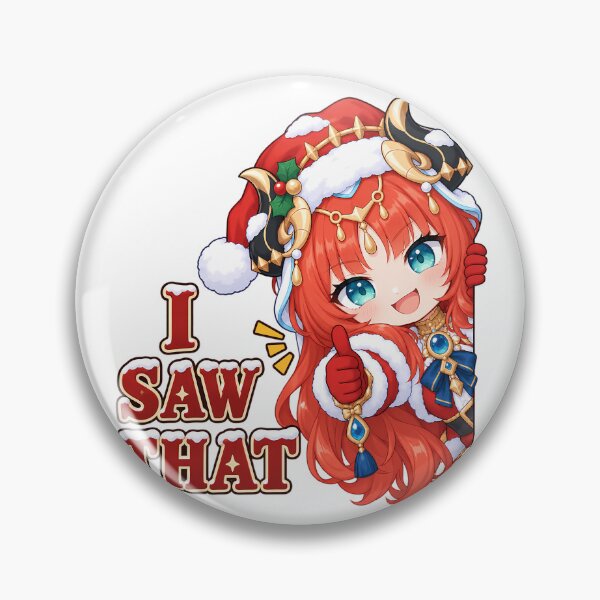 Item preview, Nilou Genshin Impact Christmas Chibi I Saw That designed and sold by mildaclairmo.