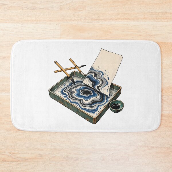 Item preview, Floating Ink Suminagashi Print Lift designed and sold by Philippa Shop.