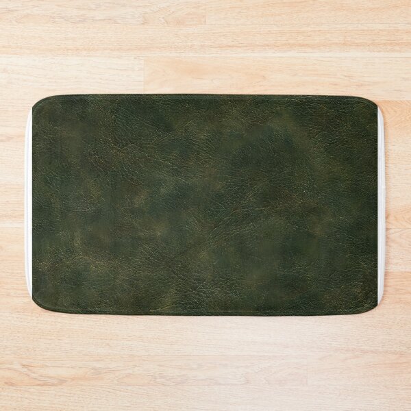 Item preview, Vintage Forest Green Distressed Leather Grain Texture Pattern designed and sold by Apex Designs.