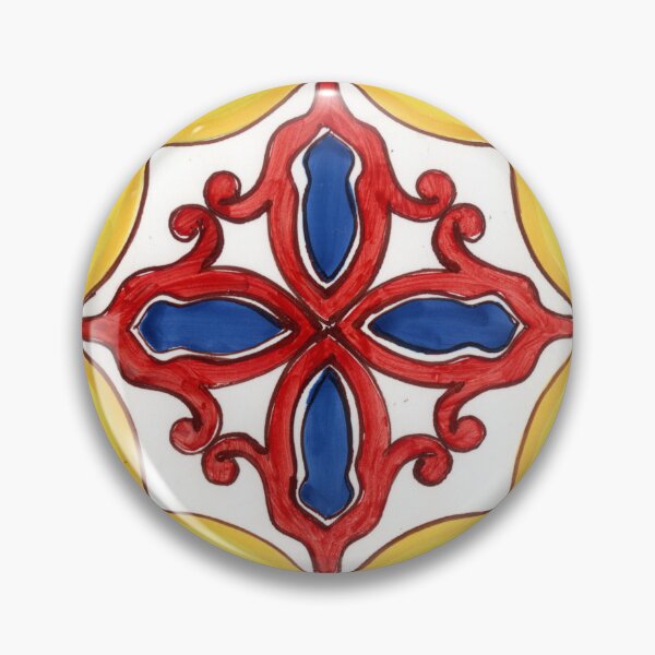Aperçu de l'œuvre Motif sicilien traditionnel créée et vendue par CEARceramics.