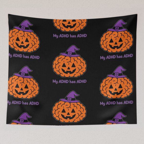 Item preview, My ADHD has ADHD Funny ADHD Halloween Pumpkin designed and sold by T-version.