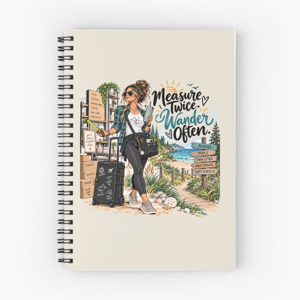 Item preview, Measure Twice Wander Often – Traveling Merchandiser designed and sold by Searching ideas.