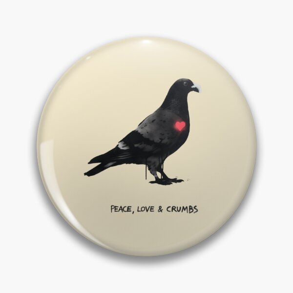 Item preview, Banksy Pigeon - Peace, Love & Crumbs designed and sold by 123ks.