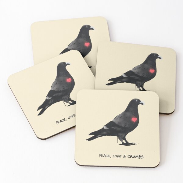 Item preview, Banksy Pigeon - Peace, Love & Crumbs designed and sold by 123ks.