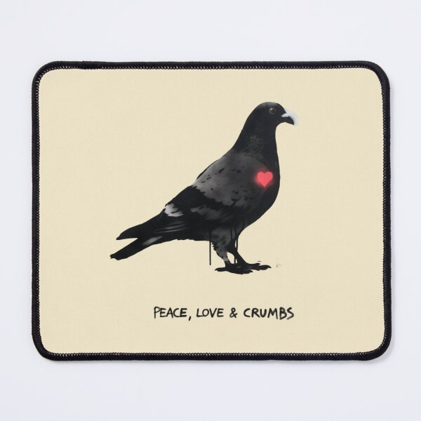 Item preview, Banksy Pigeon - Peace, Love & Crumbs designed and sold by 123ks.