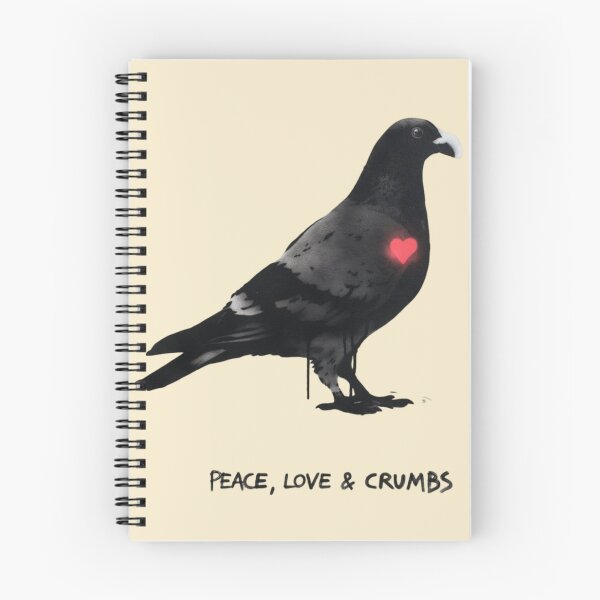 Item preview, Banksy Pigeon - Peace, Love & Crumbs designed and sold by 123ks.