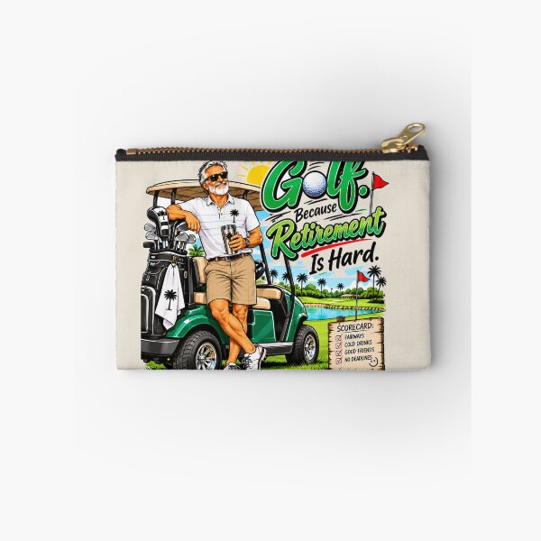 Item preview, Golf Because Retirement Is Hard – Funny Retired Golfer designed and sold by Searching ideas.