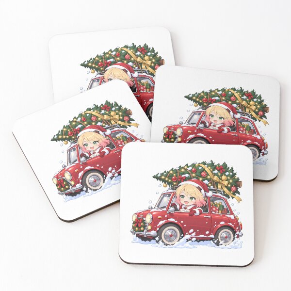 Item preview, Cathy Angels of Death Christmas Chibi Car Tree designed and sold by mildaclairmo.