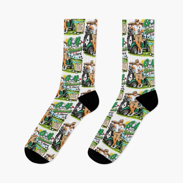 Item preview, Golf Because Retirement Is Hard – Funny Retired Golfer designed and sold by Searching ideas.