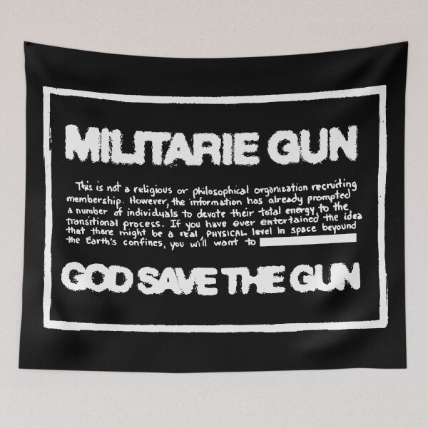 Item preview, Militarie Gun God Save The Gun Recruiting Membership designed and sold by TheAlanLynchs.