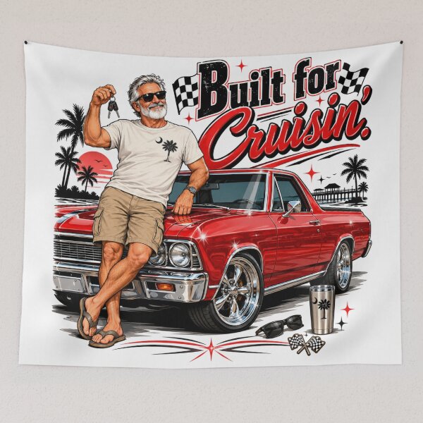 Item preview, Built for Cruisin’ – Classic Car Loving Papa designed and sold by Searching ideas.