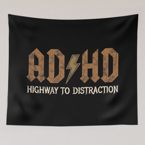 Item preview,  Vintage ADHD Highway To Distraction designed and sold by civomgon.