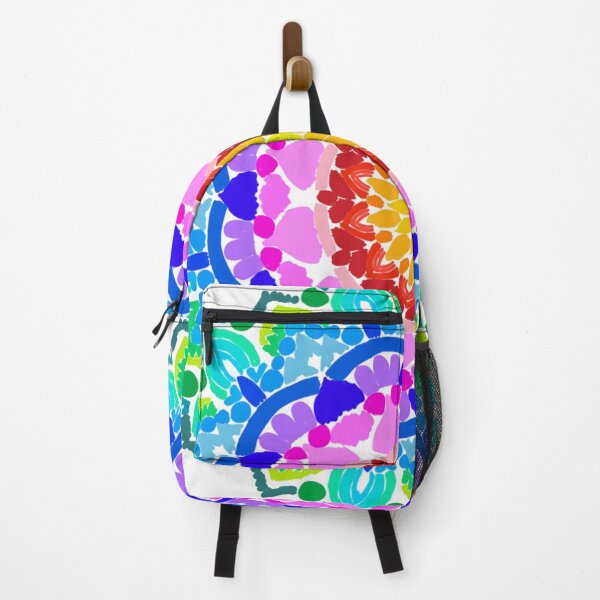 Item preview, Lineless Rainbow Floral Mandala - Bright Watercolor Style Pattern designed and sold by FioreDiCiliegio.