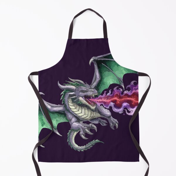 Item preview, Emerald Dragon Spitting Crimson Flames designed and sold by vivendulies.