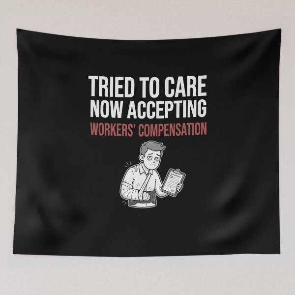 Item preview, Tried To Care Workers Comp Funny Work Injury designed and sold by AmeliaShirts.