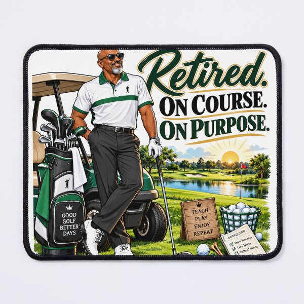 Item preview, Retired On Course On Purpose – Golf Retirement Life designed and sold by Searching ideas.