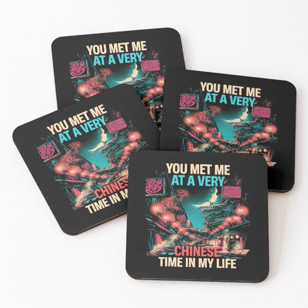 Item preview, You Met Me at a Very Chinese Time in My Life – Funny Asian Culture Shirt designed and sold by DyzioSupply.