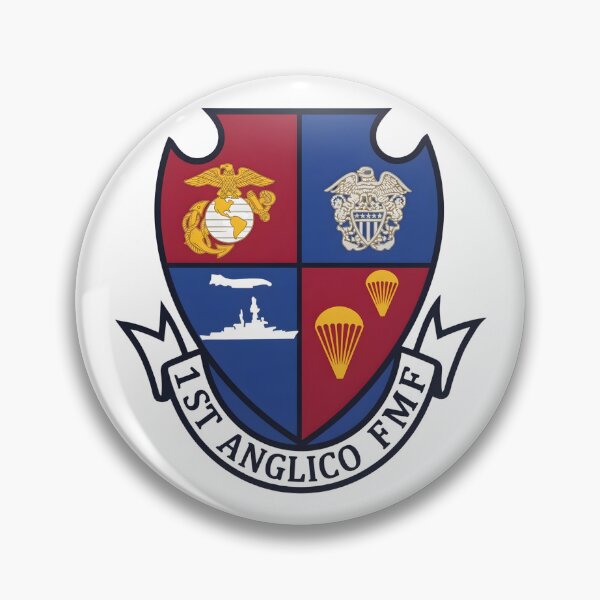 Item preview, USMC 1st ANGLICO Fleet Marine Force Unit Crest Patch designed and sold by CharlieDesings.