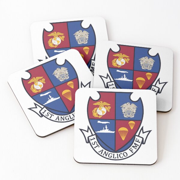 Item preview, USMC 1st ANGLICO Fleet Marine Force Unit Crest Patch designed and sold by CharlieDesings.