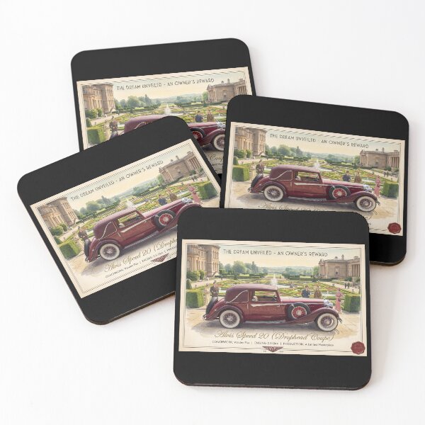 Item preview, Alvis Speed 20 Drophead Coupe Vintage Classic Car designed and sold by ArtworkNorth.