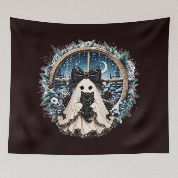 Item preview, Merry Creepmas. Creepy Glam Ghost designed and sold by Ninon 888.