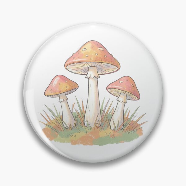 Item preview, Mushrooms in pastel shades in autumn designed and sold by In-Spirit24.