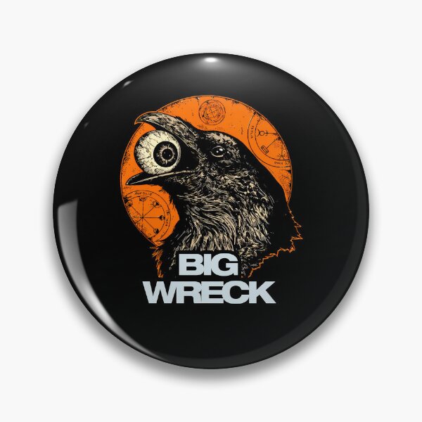 Item preview, BIG WRECKK Raven Eyeball Gothic Band designed and sold by JohnesDooley.