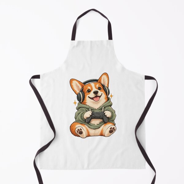 Item preview, Corgi Game Night - Cozy Player designed and sold by cybersilverhand.
