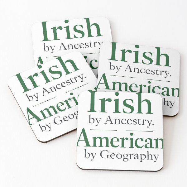 Item preview, Irish Ancestry American Geography Shirt, Irish American Gift designed and sold by MayoToManhattan.