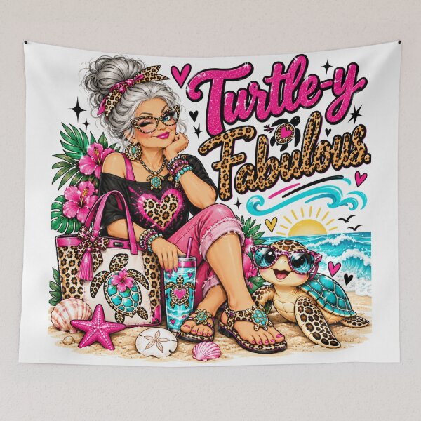 Item preview, Turtle-y Fabulous – Sassy Sea Turtle Grandma designed and sold by Searching ideas.