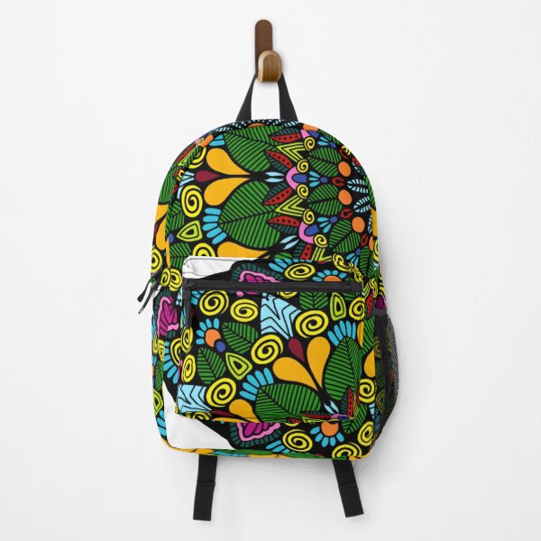 Item preview, Botanical Leaves Mandala - Vibrant Tropical Nature Pattern designed and sold by FioreDiCiliegio.