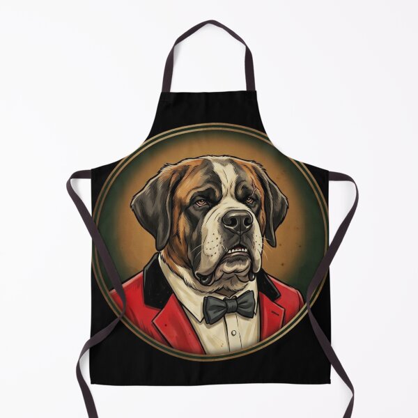 Item preview, Saint Bernard as a 1920s speakeasy gangster designed and sold by 123ks.