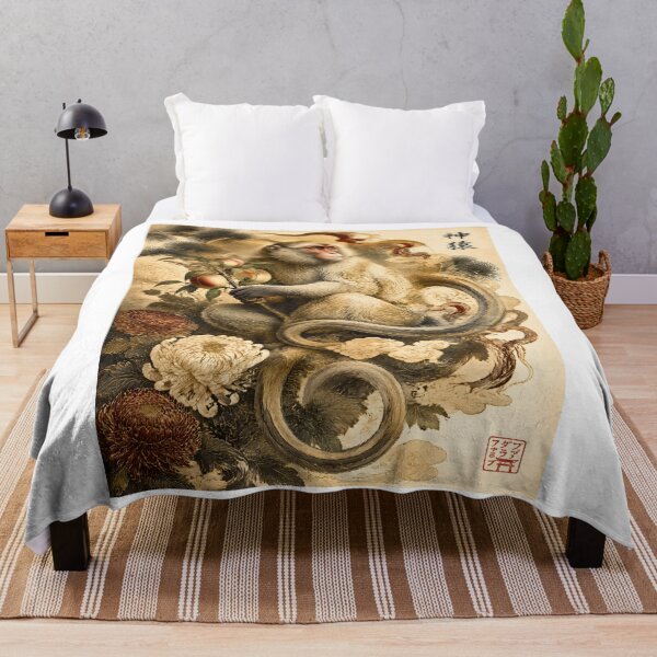 Item preview, Sacred Monkey Messenger | Japanese Shinto Monkey Spirit & Folklore Art designed and sold by kaxymax.