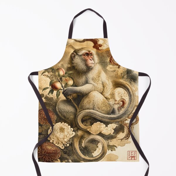 Item preview, Sacred Monkey Messenger | Japanese Shinto Monkey Spirit & Folklore Art designed and sold by kaxymax.