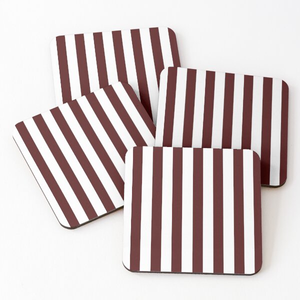 Item preview, Cabana stripes in maroon and white designed and sold by RishabhArts1.