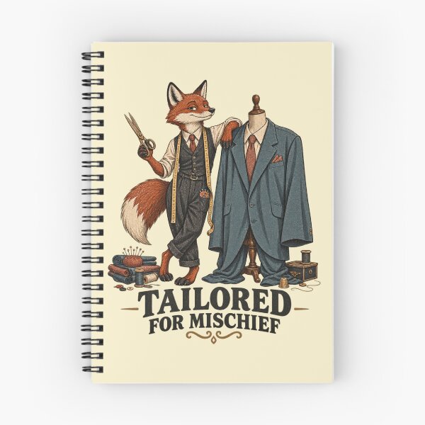 Item preview, Tailored for Mischief Fox Tailor Vintage Gentleman Art designed and sold by Dogandesighn.