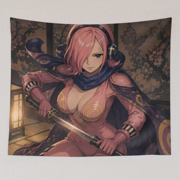 Item preview, Vinsmoke Reiju Moonlit Samurai Calm designed and sold by mildaclairmo.